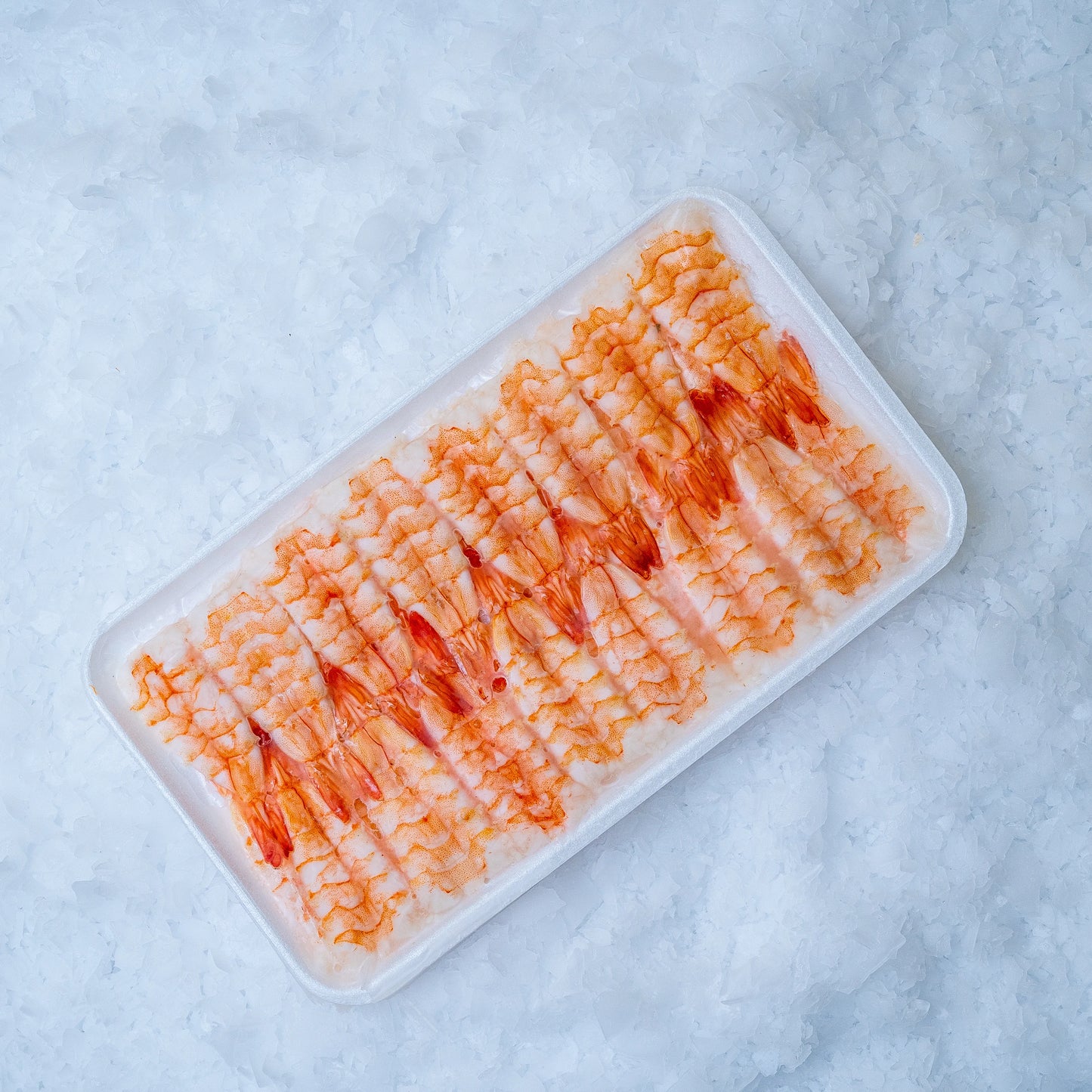 Krevety vannamei na sushi